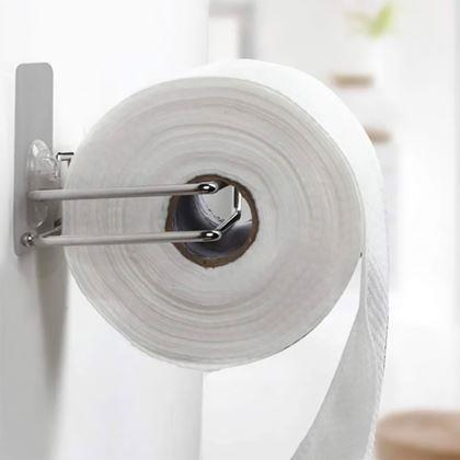 Kép valamiből Rozsdamentes acél WC-papír tartó