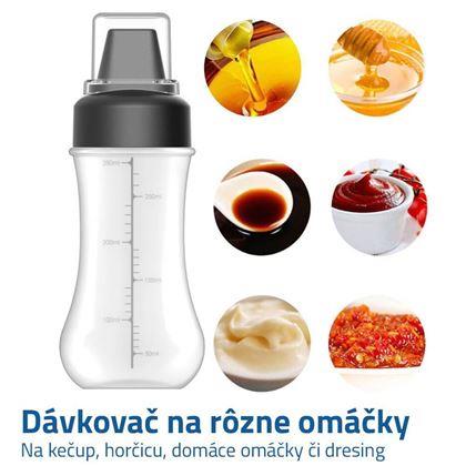 Kép valamiből Átlátszó szószos flakon 300 ml