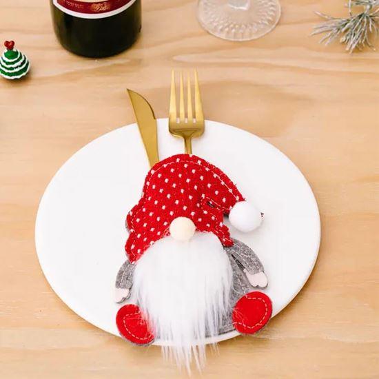 Kép valamiből Karácsonyi evőeszköztartó manó - pontok