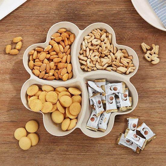 Kép valamiből Osztott tálaló tál – 4 rekesszel