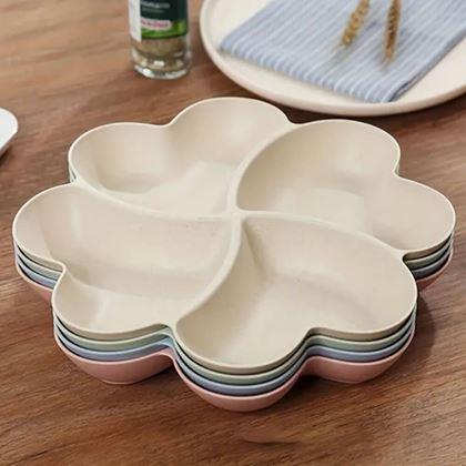 Kép valamiből Osztott tálaló tál – 4 rekesszel