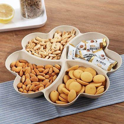 Kép valamiből Osztott tálaló tál – 4 rekesszel