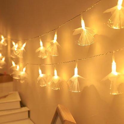 Kép LED fényfüzér - virágok