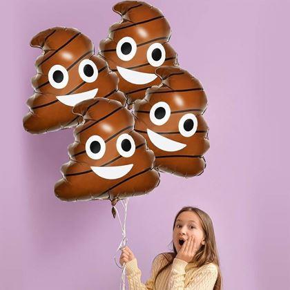 Kép valamiből Fólia lufi – kaki figura, 43 cm