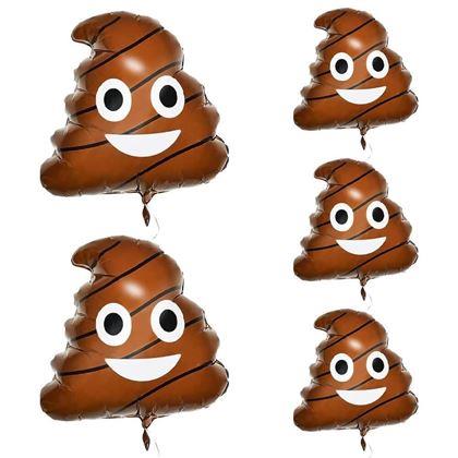 Kép valamiből Fólia lufi – kaki figura, 43 cm