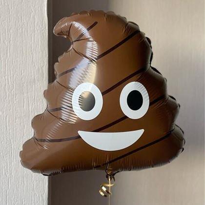 Kép valamiből Fólia lufi – kaki figura, 43 cm