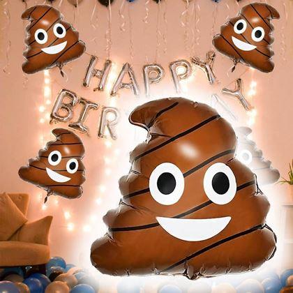 Kép valamiből Fólia lufi – kaki figura, 43 cm