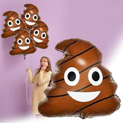 Kép valamiből Fólia lufi – kaki figura, 43 cm