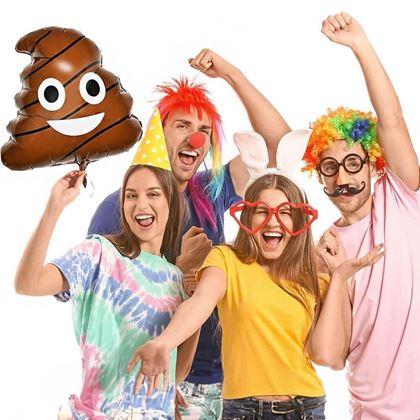 Kép valamiből Fólia lufi – kaki figura, 43 cm