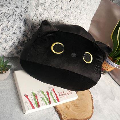 Kép valamiből Fekete macska díszpárna