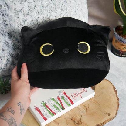 Kép Fekete macska díszpárna