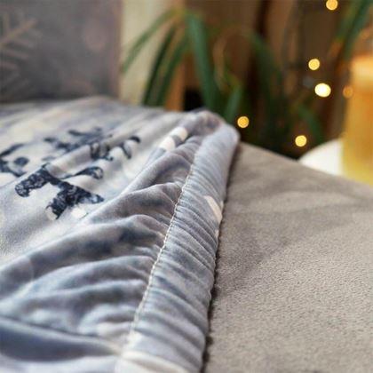 Kép valamiből Karácsonyi motívumú székborítás  -  hópehely