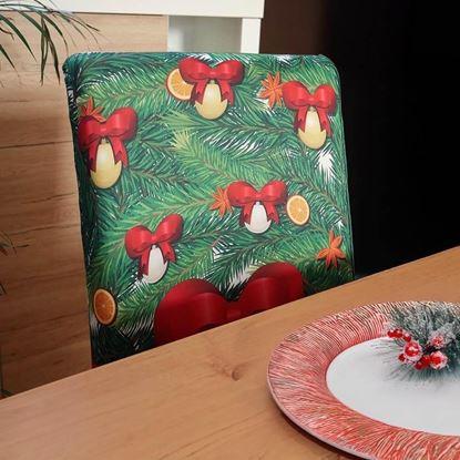 Kép Karácsonyi motívumú székborítás 