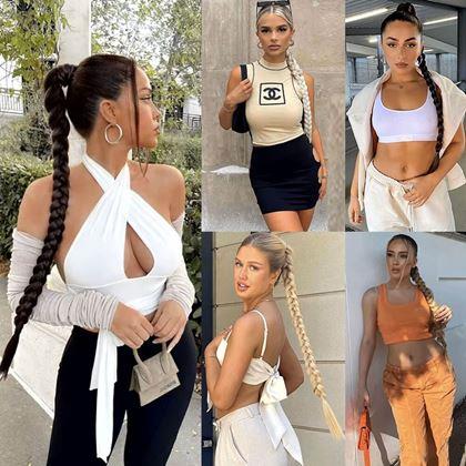 Kép valamiből Hajdísz, copf 85 cm -  szőke