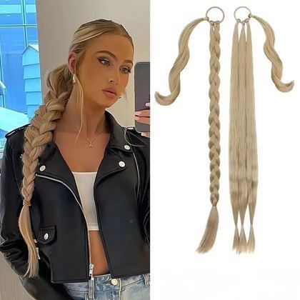 Kép valamiből Hajdísz, copf 85 cm -  szőke