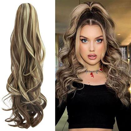 Kép valamiből Hullámos, 60 cm-es copf hajdúsító -  melír