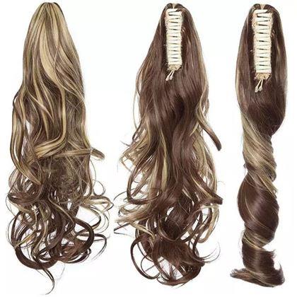 Kép valamiből Hullámos, 60 cm-es copf hajdúsító -  melír