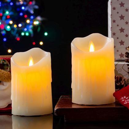 Kép valamiből LED gyertya elemmel