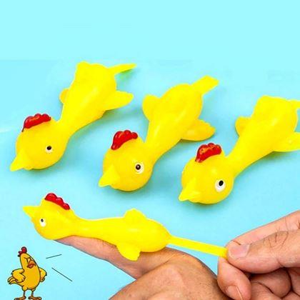 Kép valamiből Szórakoztató játék - csúzli csirke