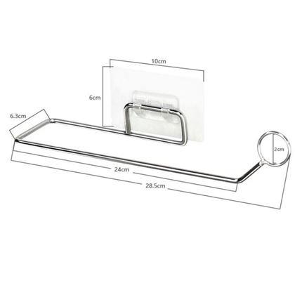 Kép valamiből Rozsdamentes, öntapadós papírtörlő tartó