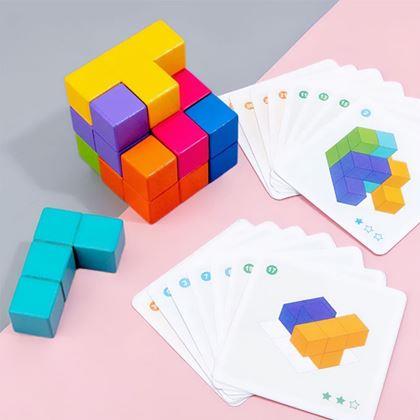 Kép valamiből Tetris 3D kocka kihívás kártyákkal