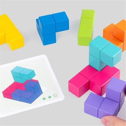 Kép valamiből Tetris 3D kocka kihívás kártyákkal