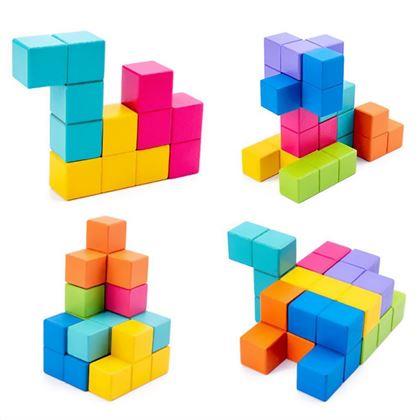 Kép valamiből Tetris 3D kocka kihívás kártyákkal