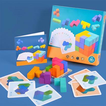 Kép valamiből Tetris 3D kocka kihívás kártyákkal