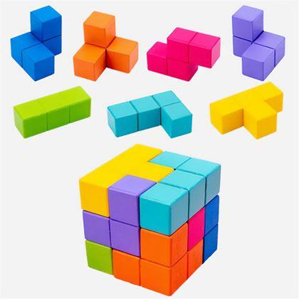 Kép valamiből Tetris 3D kocka kihívás kártyákkal