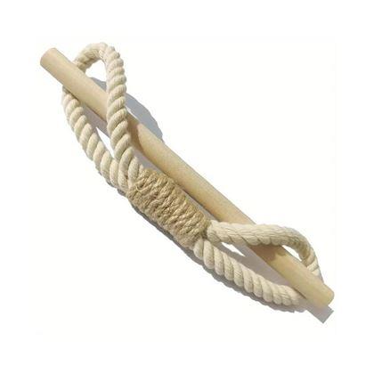 Kép valamiből Dekoratív függönyrögzítő kötél - fehér