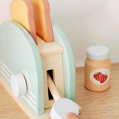 Kép Fa reggeliző játék készlet, 9 db