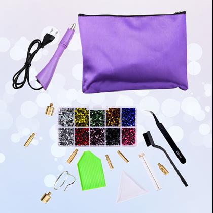 Kép valamiből Strasszkő ragasztó applikátor + strasszkő készlet