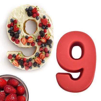 Kép valamiből Sütőszilikon forma szám alakban - 9