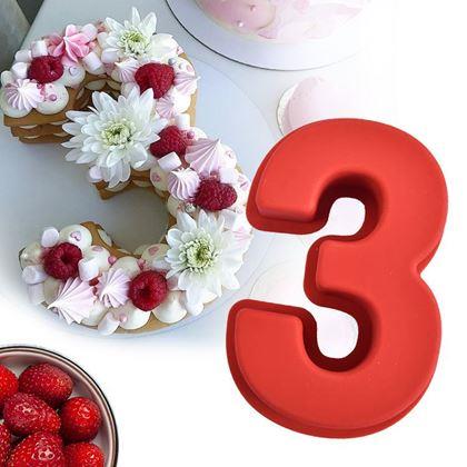 Kép valamiből Sütőszilikon forma szám alakban - 3