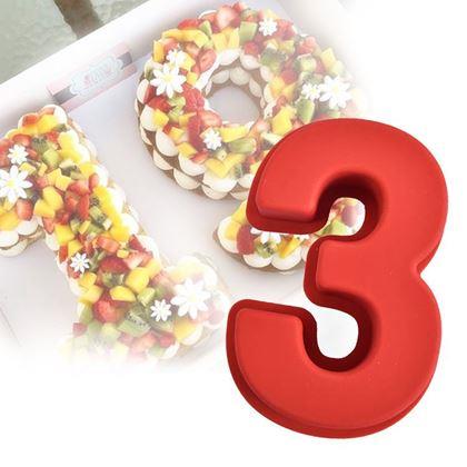 Kép valamiből Sütőszilikon forma szám alakban - 3