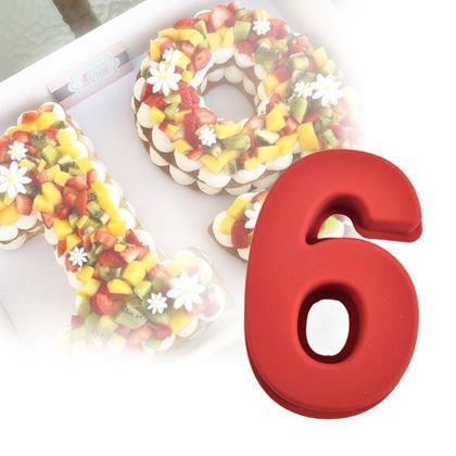 Kép valamiből Sütőszilikon forma szám alakban - 6