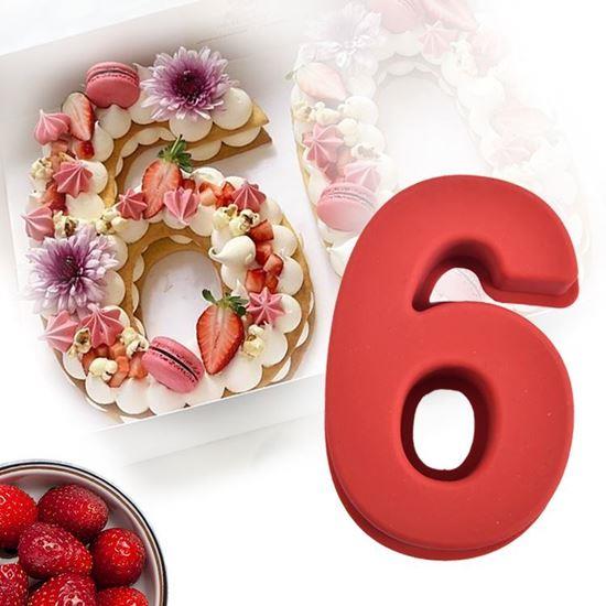 Kép valamiből Sütőszilikon forma szám alakban - 6