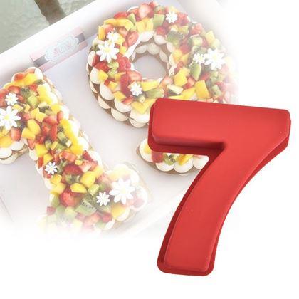 Kép valamiből Sütőszilikon forma szám alakban - 7