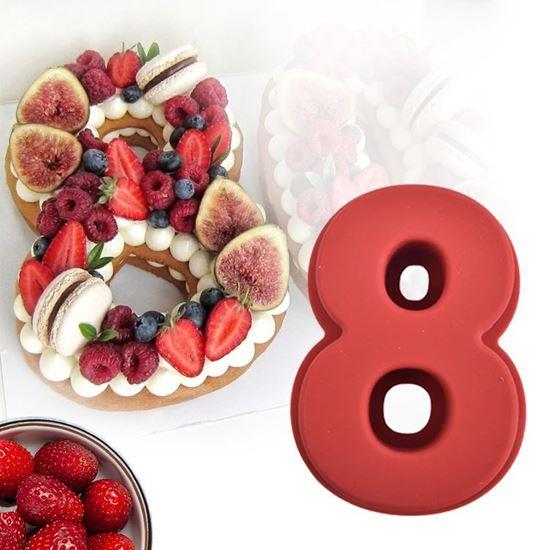 Kép valamiből Sütőszilikon forma szám alakban - 8