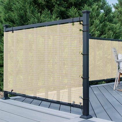 Kép valamiből Balkonfüggöny 500x90 cm  -  bézs