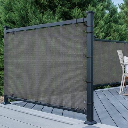 Kép valamiből Erkély takaró a magánélethez 500x90 cm -  szürke
