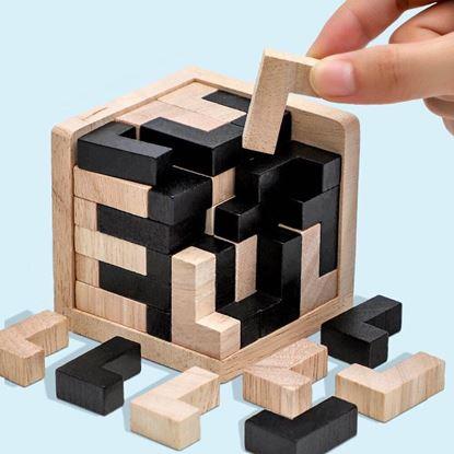 Kép Fából készült kirakó puzzle - deluxe