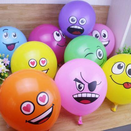 Kép valamiből Emoji léggömbök 10 db