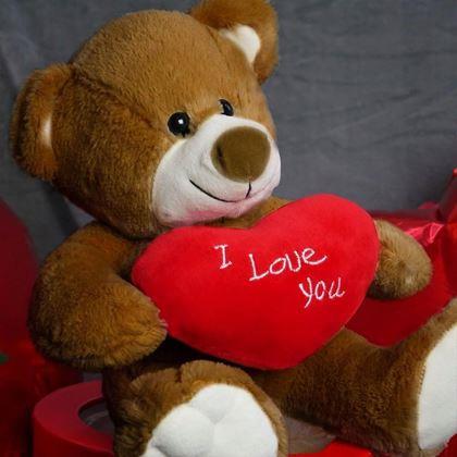 Kép valamiből Plüssmaci - Szeretlek/I Love You