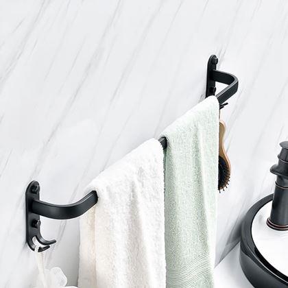 Kép valamiből Öntapadó törölközőtartó, akasztókkal