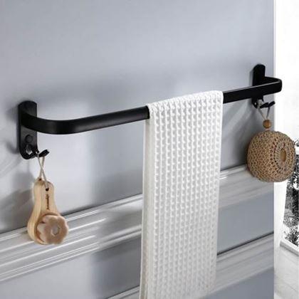 Kép valamiből Öntapadó törölközőtartó, akasztókkal