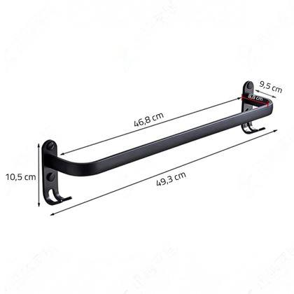 Kép valamiből Öntapadó törölközőtartó, akasztókkal