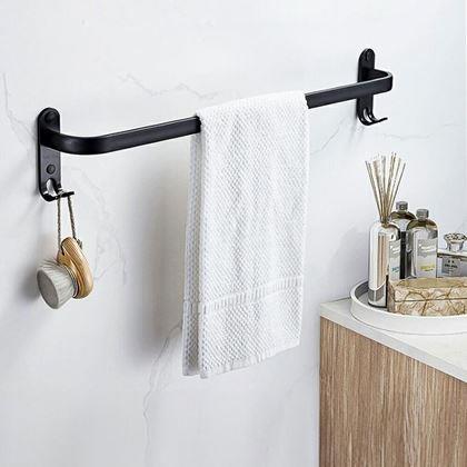 Kép valamiből Öntapadó törölközőtartó, akasztókkal