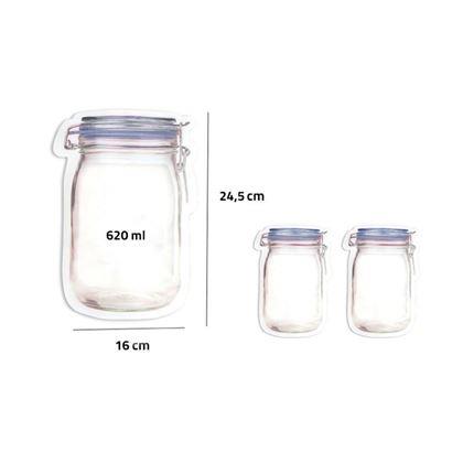 Kép valamiből Zárható cipzáras élelmiszer tasak