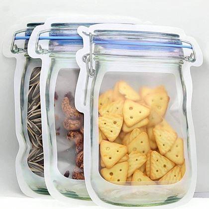 Kép valamiből Zárható cipzáras élelmiszer tasak